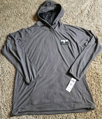 Ford Bronco Official Lightweight Mens Pullover Hoodie Grey Size Medium NWT NEW