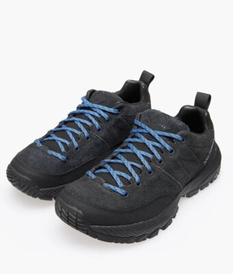 Merrell Men's MQM Ace 1TRL Triple Black Blue Running Vibram Trail Shoes Size 11