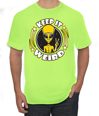 Keep It Weird Alien Men T-Shirt