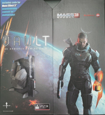 Calibur 11 LICENSED VAULT: MASS EFFECT 3 PS3 SLIM Case - New Sealed - New