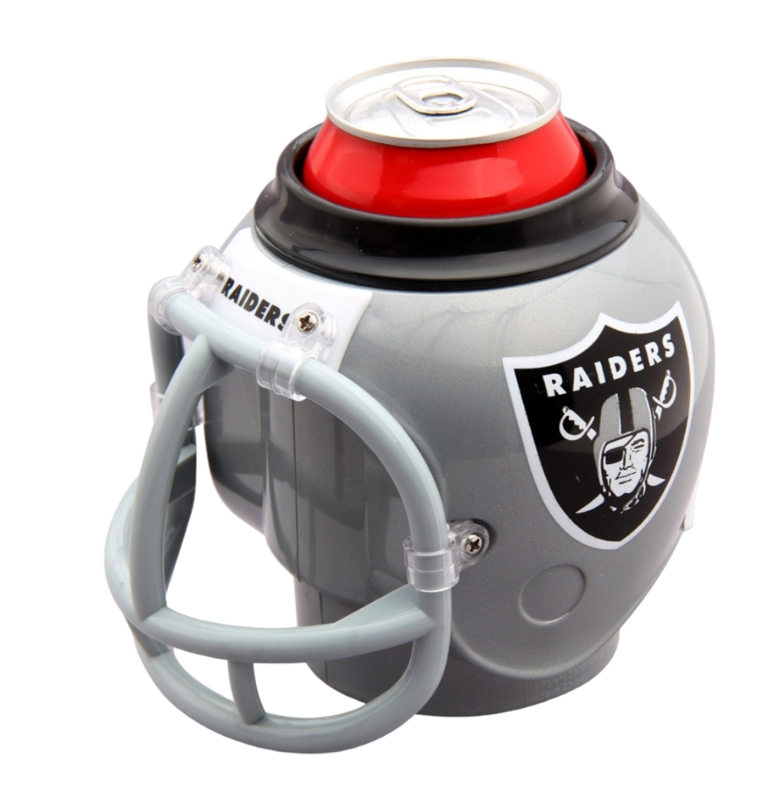 Las Vegas Raiders NFL Mini FanMug Desk Caddy Helmet Removable Cup Gray / Black