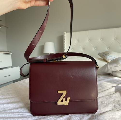 Zadig Voltaire Red Burgundy Crossbody bag | eBay