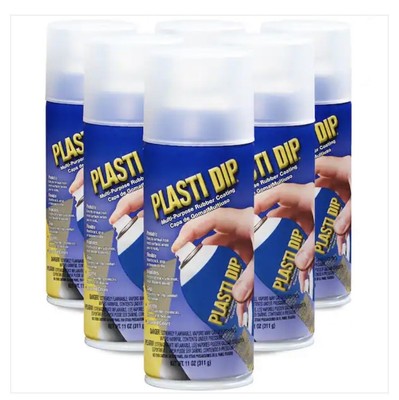 Plasti Dip Flat/Matte Clear Multi-Purpose Rubber Coating 8- 11 oz Spray