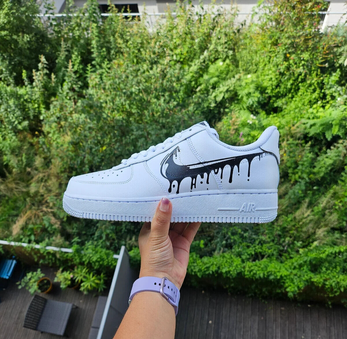 Nike エアシップshoe laces custom Nike Air Force 1 