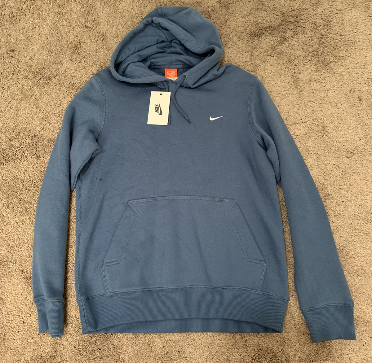Nike Athletic Dept Men's Medium Embroidered Pullover Hoodie Blue NWOT:  купить с доставкой из США, цена 3 300 руб - (384655273579)