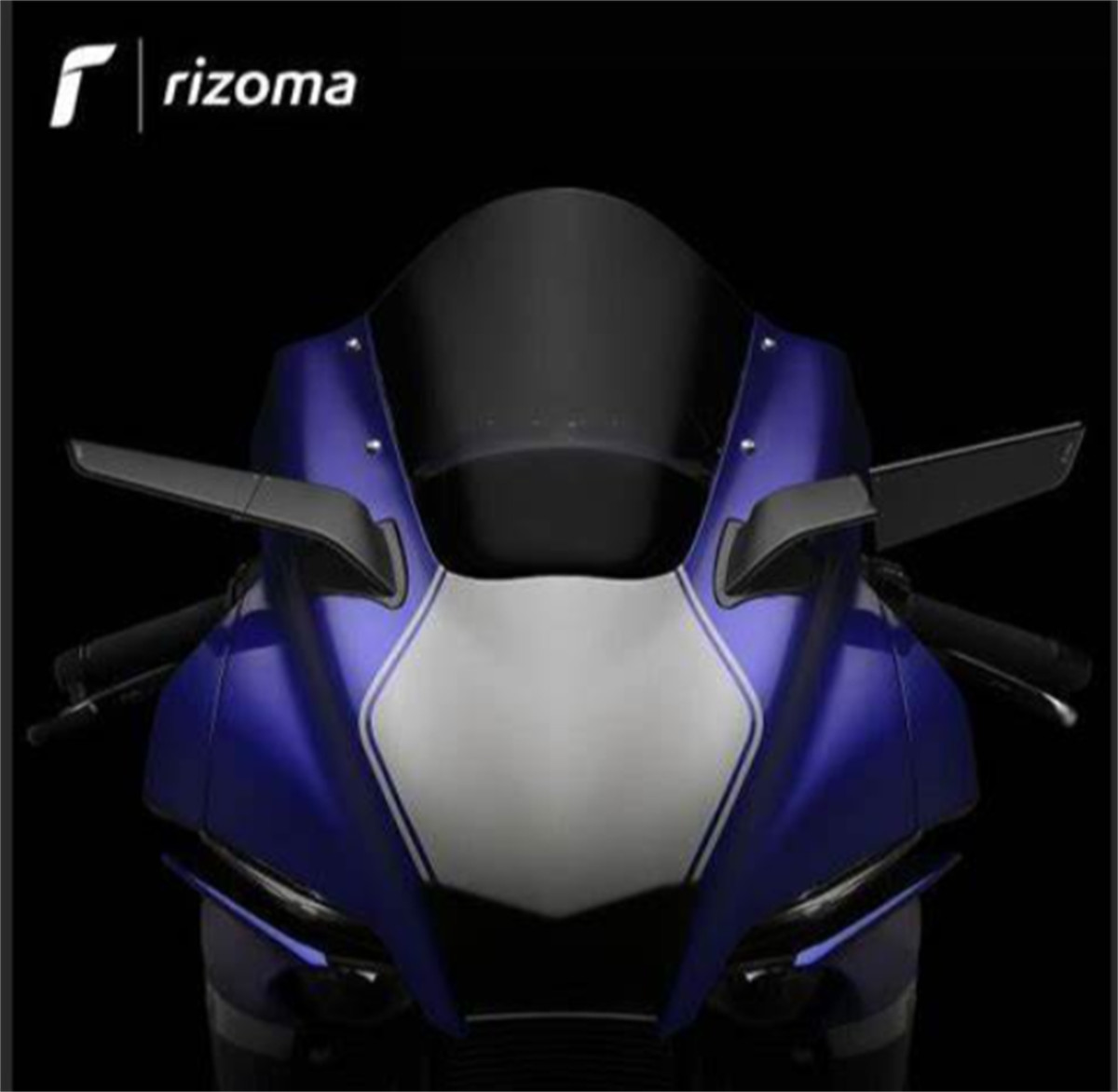 Rizoma Stealth Mirror MotoGP Winglet Sport Mount for Yamaha YZF-R1 R1M BSS021B