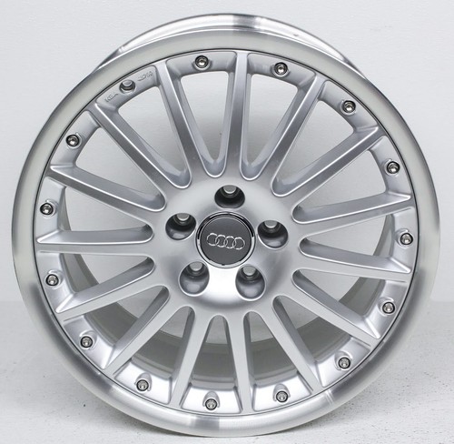 250211-02 アルミホイール Audi A6純正18inch４本セット AUDI (アウディ) A6 純正 18×8J(+39)112-5H 新車外し シルバー