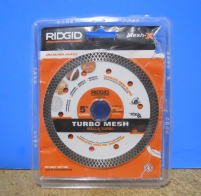 Rigid 5'' Professional Dry/Wet Diamond Blade (HD-CM50P) Turbo Mesh-X