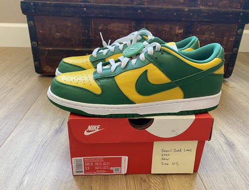 2020 Brazil Nike Dunk Low SP Varsity Maize/Pine Green CU1727
