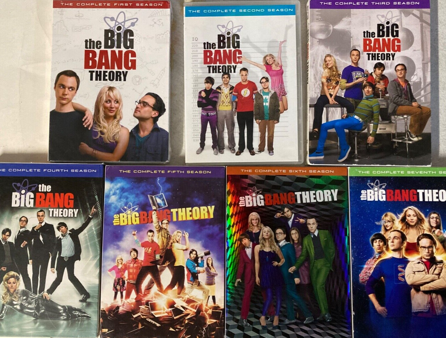BIG BANG THEORY Complete Seasons 1-7 DVD LIKE NEW/BRAND NEW