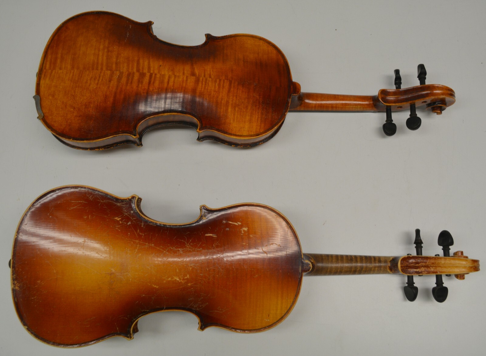 SET OF 6 VIOLINS 3/4 & 1/2 VIOLINS -- LEWIS, SCHERL & ROTH, SCHROETTER, PAESOLD