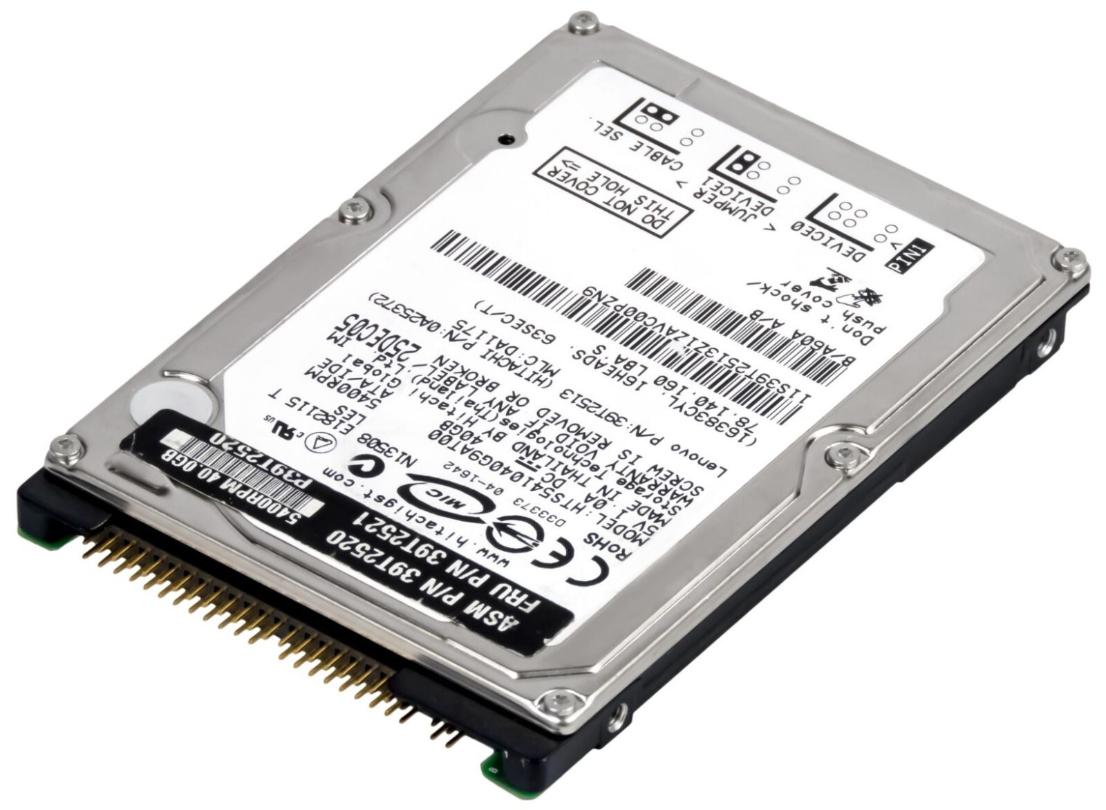 日立GST Travelstar 5K100(40GB/ATA100/5400rpm/8MB