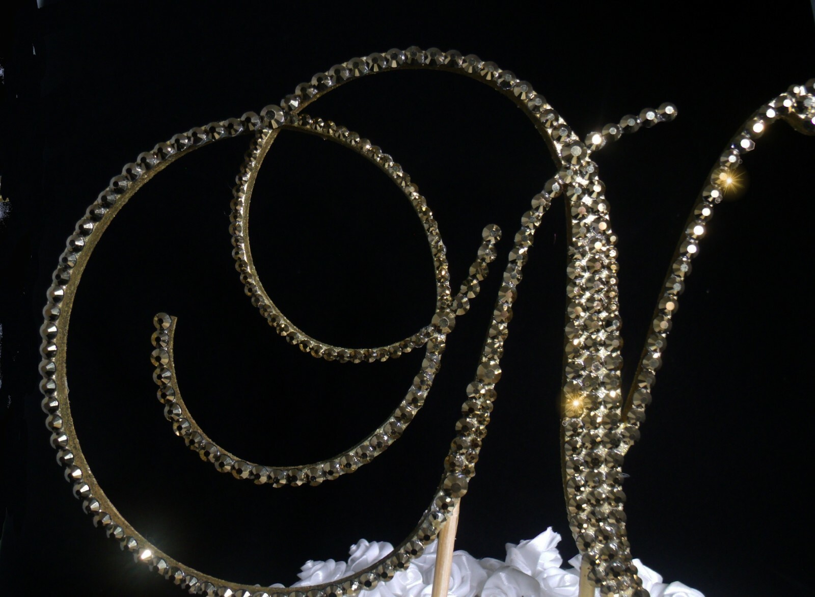 Gold Foiled Glass Crystals 6