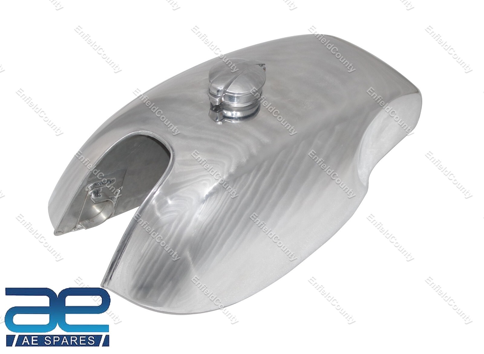 Yamaha SR500 Manx Style Aluminium Polished Petrol Fuel Tank With Monza Cap 