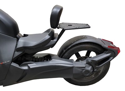 Can Am Ryker Luggage Rack Backrest Combo with Shad Medium Case Kit