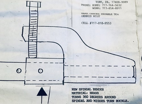 Soap Box Derby Spindle Bending Tool Brass By Dennis Wilt, Plus More!