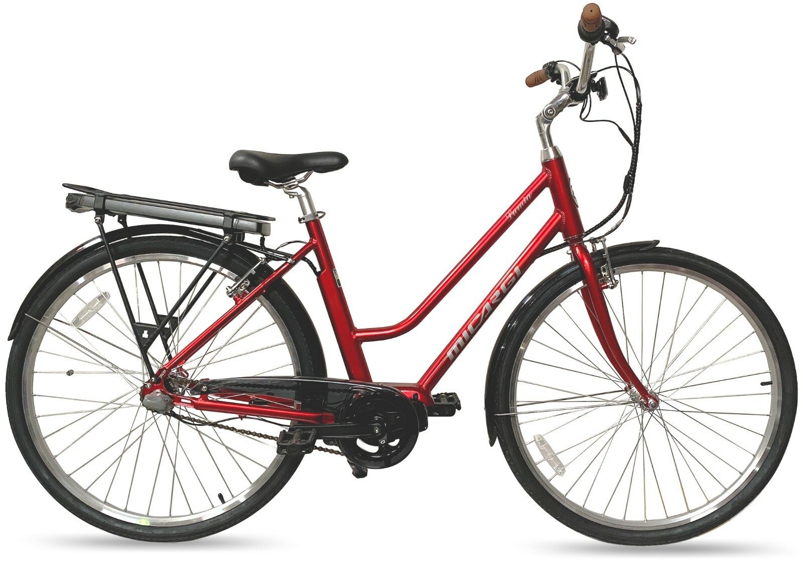 700C Hybrid Electric Bike Pedal Assist Shimano Shifter 36V
