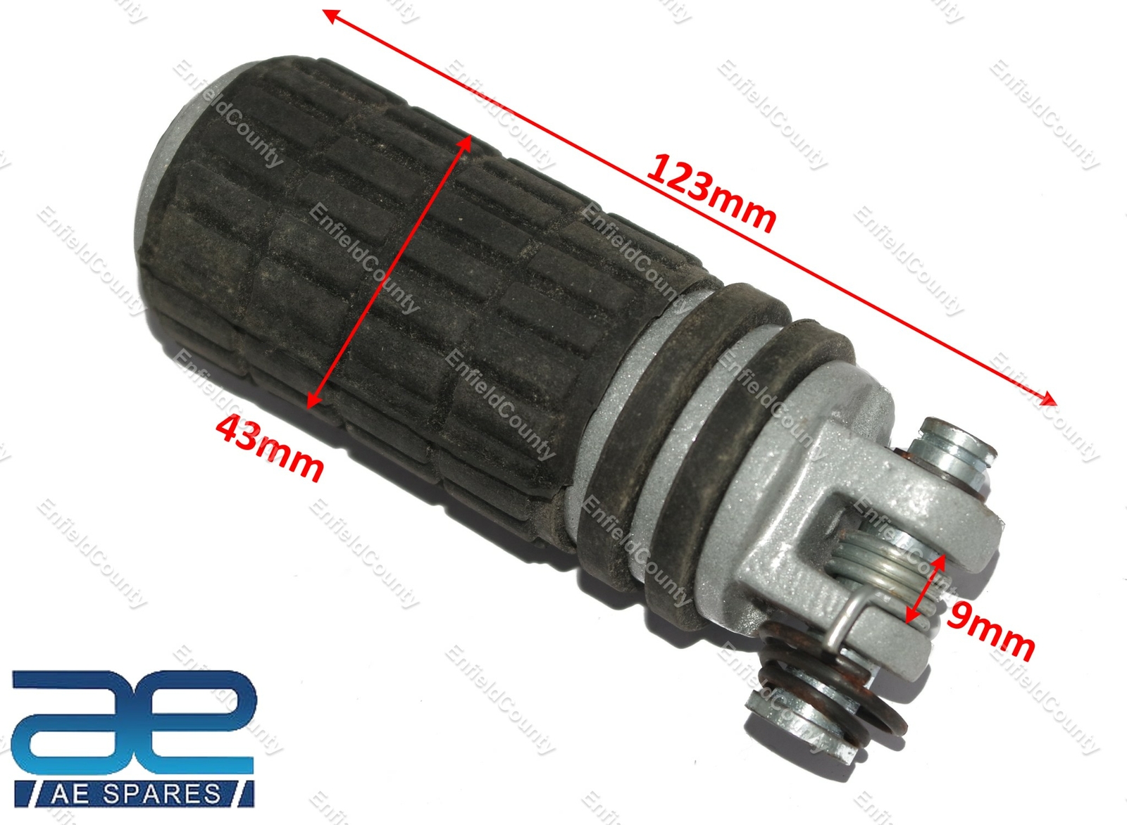 Pair Rear Footrest Assembly RH & LH For Royal Enfield Thunderbird 350 500 