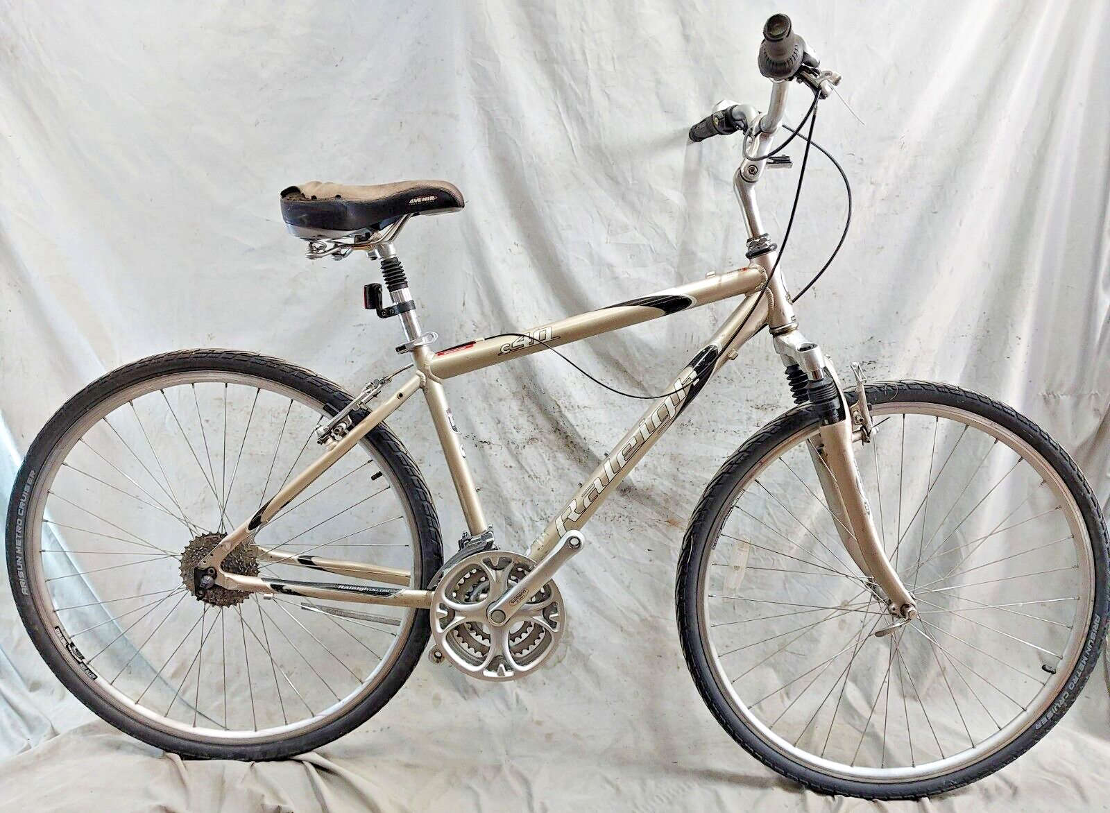 2008 Raleigh C40 Comfort Hybrid Bike Medium Suspension