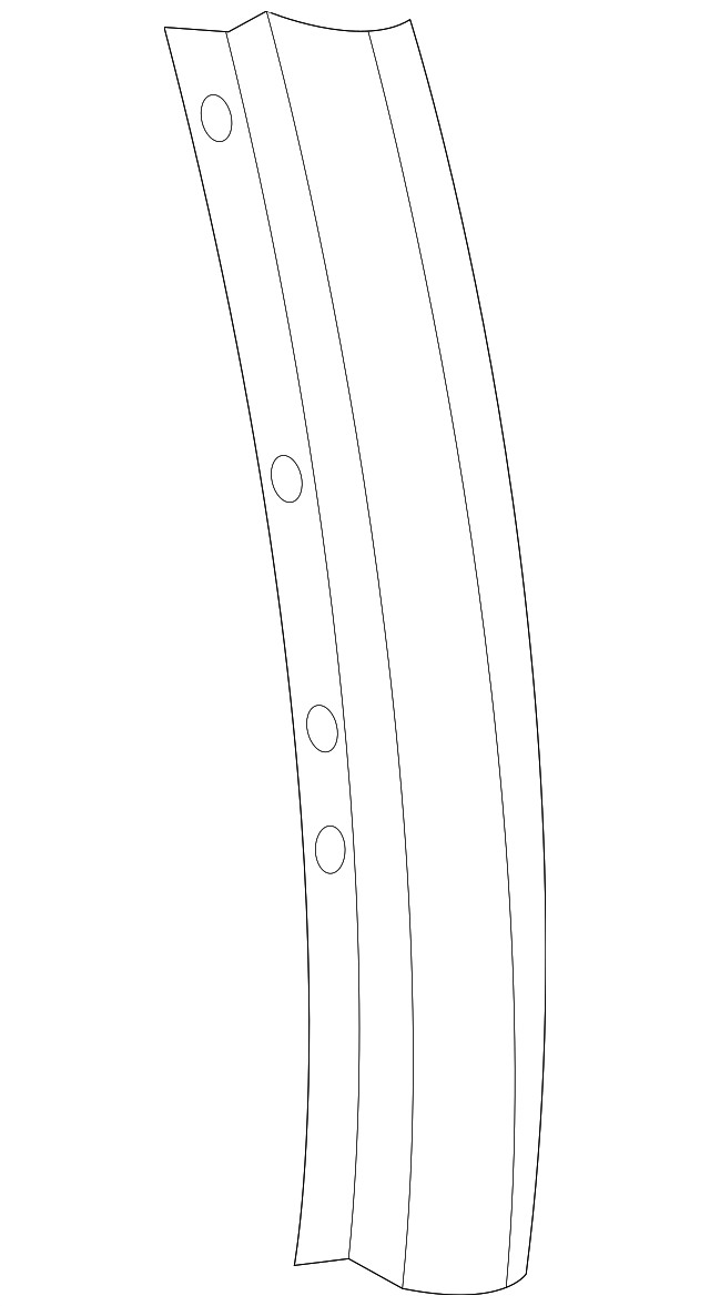 Genuine Ford Molding FL7Z-78291A09-A