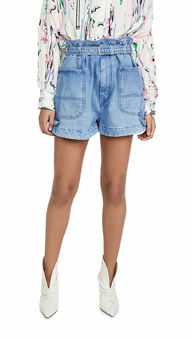 ショートパンツ ISABEL MARANT Women Shorts  Burmudas 24PPA0270FBB1F04I10ST NWT $495 Isabel Marant Denim Shorts Sz 38 US 6 | eBay