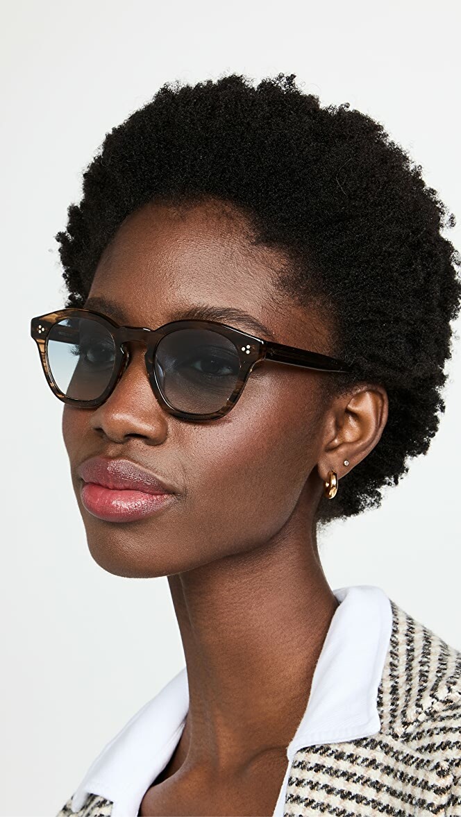 Pre-owned Oliver Peoples Brand 2022  Sunglasses Ov 5382su 16898g Boudreau L.a Authentic In Soft Teal Gradient Mirror