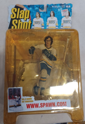 Vintage 1999 McFarlane Toys Slap Shot Jeff Hanson Figure no Blood New