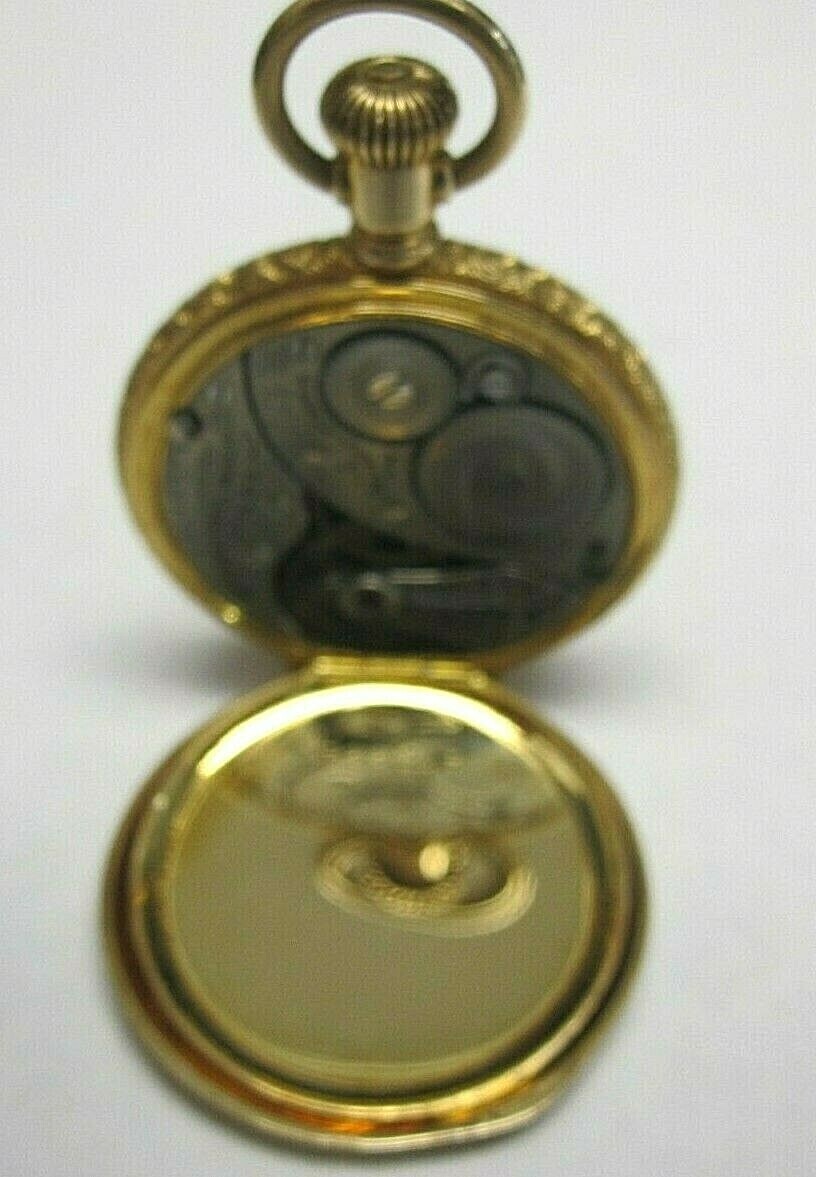 Elgin 1907 Grade 320 14K Solid Gold Pocket Watch