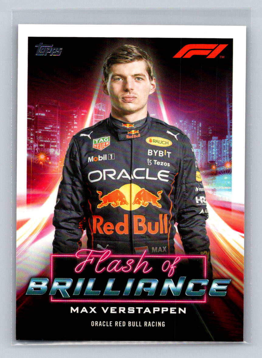 Max Verstappen 2022 Topps Formula 1 F1 Flash Of Brilliance