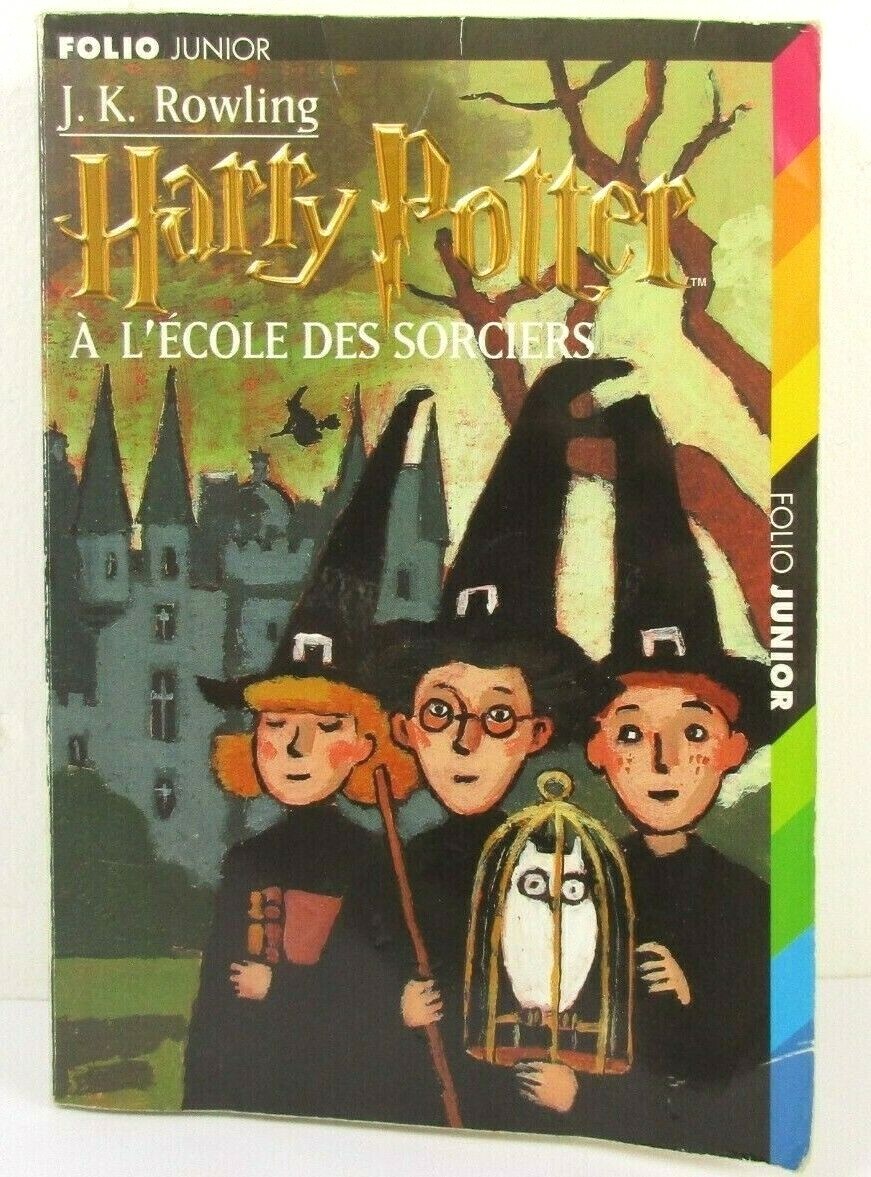 Coffret 7 Livres Harry Potter Français Folio Junior HARRY POTTER à L'Ecole des Sorciers J.K. Rowling Folio Junior Gallimard