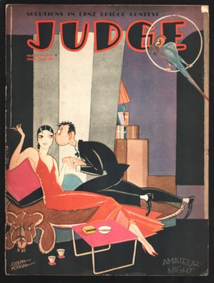 Judge  3/14/1931-early humor comic mag-Spicy cover art by Joseph Morgan- Dr. ...