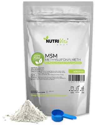1.1 lb (500g) NEW 100% PURE MSM POWDER JOINT PAIN & ARTHRITIS RELIEF