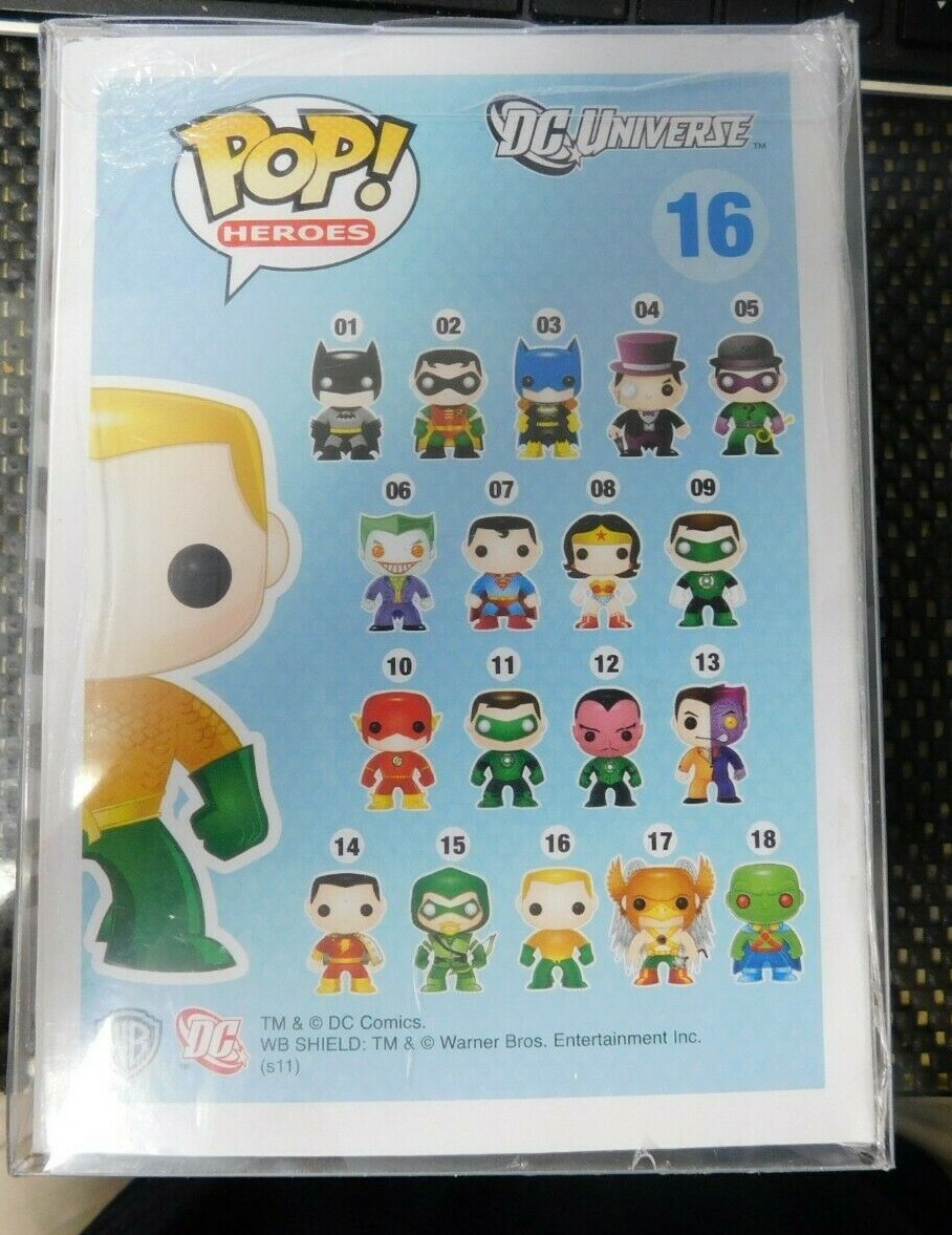 funko pop dc universe #16 aquaman retired vaulted