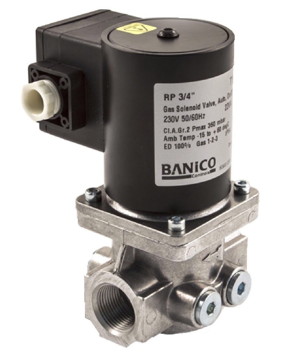 3/4" 22MM GAS SOLENOID VALVE SHUT OFF INTERLOCK ISOLATOR SPARE PARTS