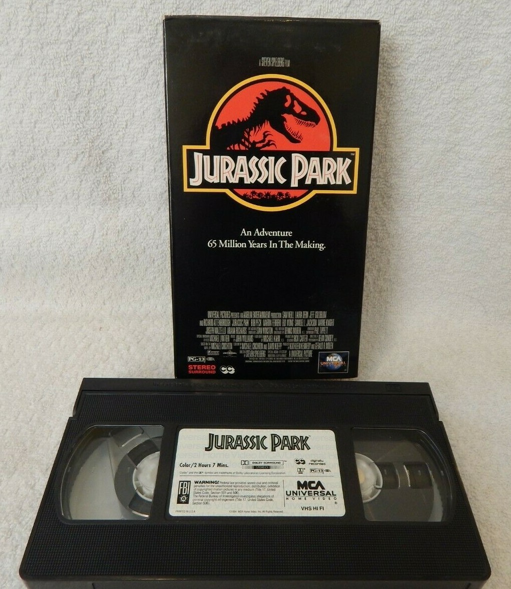「COCKTAIL」「SPEED」「JURASSIC PARK」VHS映画 Jurassic Park VHS Tape 1993 Adventure/Sci Fi Jeff Goldblum