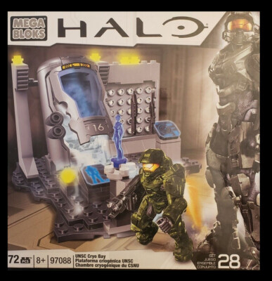 Halo Mega Bloks UNSC Cryo Bay 97088 Brand New Sealed Master Chief Mini Cortana