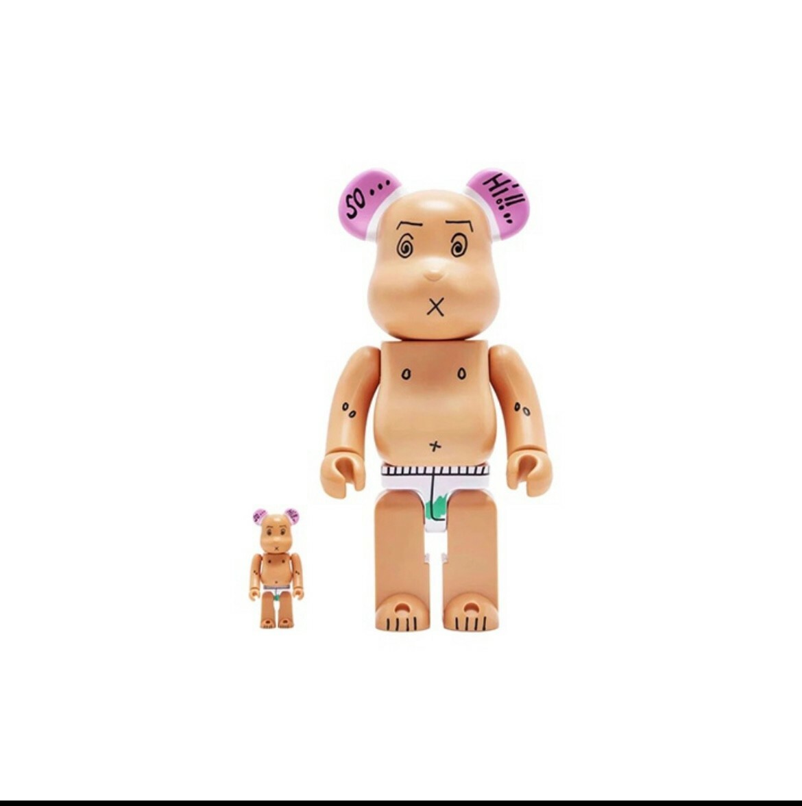 MEDICOM TOY - BE@RBRICK NIKE CLOT 100％ & 400% Medicom 400% + 100% Bearbrick Clot Juice Be@rbrick EDC 3215c