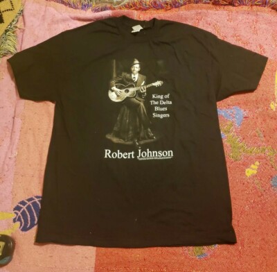 貴重！ロバート・ジョンソン　ROBERT JOHNSON Tシャツ　ヴィンテージ 90s ROBERT JOHNSON Tシャツ | XL - MATIN, VINTAGE OUTFITTERS