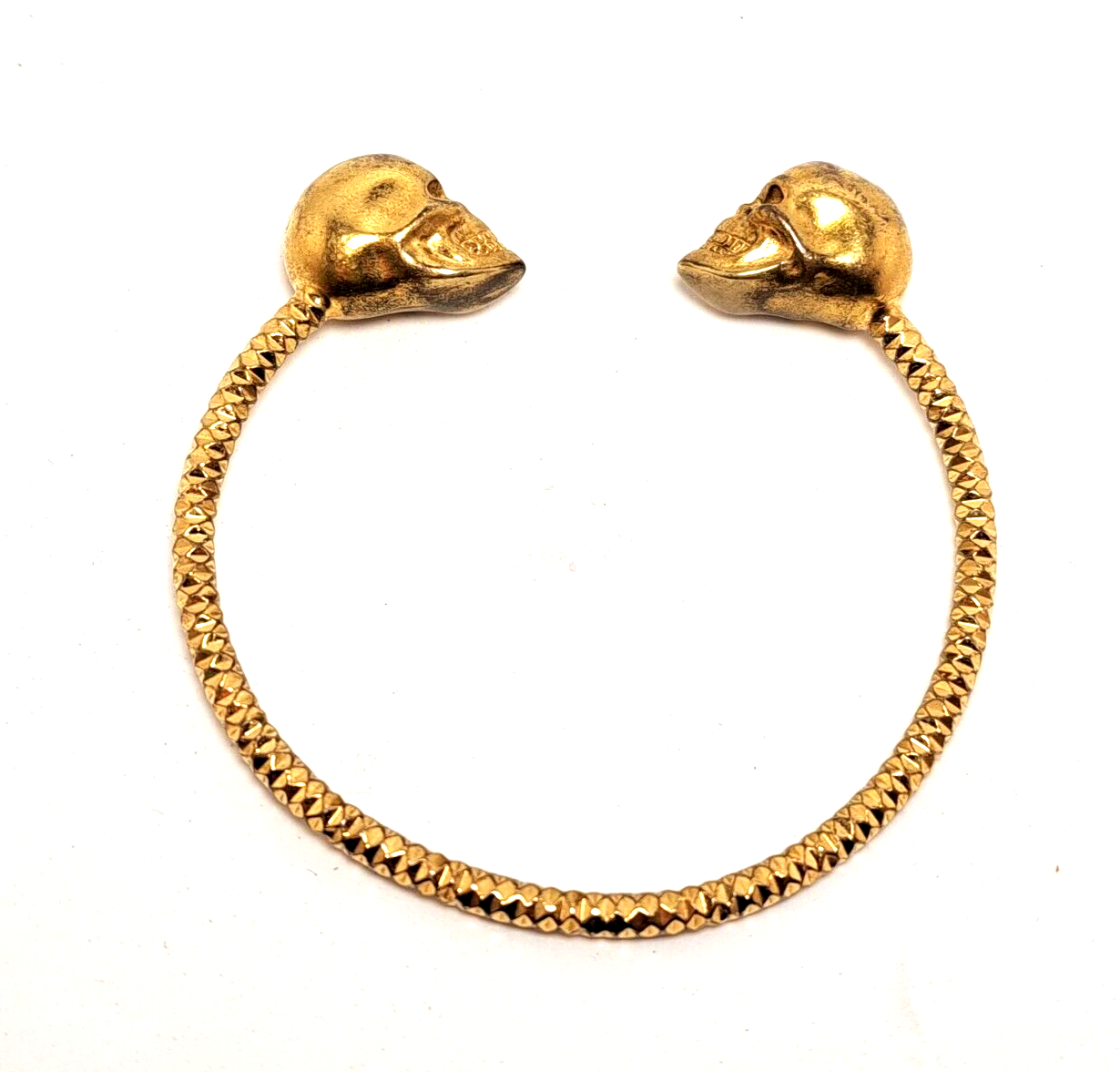 ブレスレット alexander mcqueen 'Sovereign Skull' bracelet Alexander McQueen Sovereign Skull Bracelet | Gold | FARFETCH