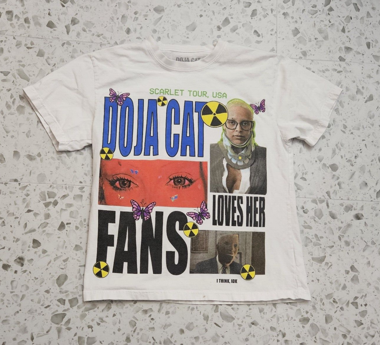 Doja Cat The Scarlet Tour Shirt Mens M White Loves Her Fans