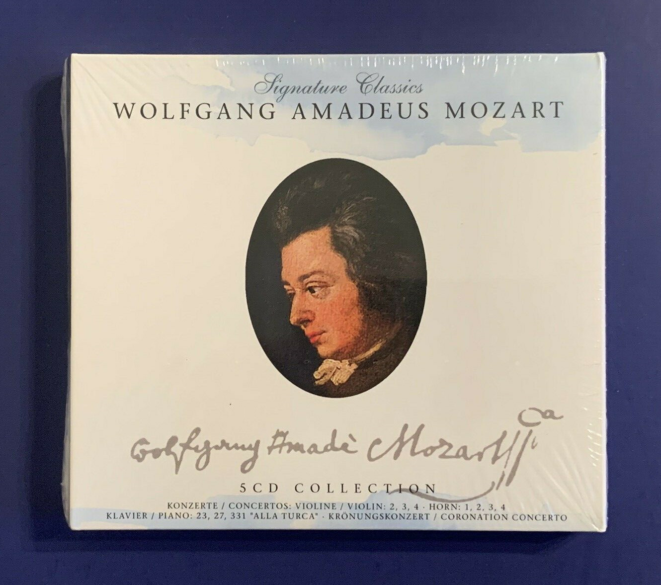 Signature Classics Wolfgang Amadeus Mozart 5-CD NIB