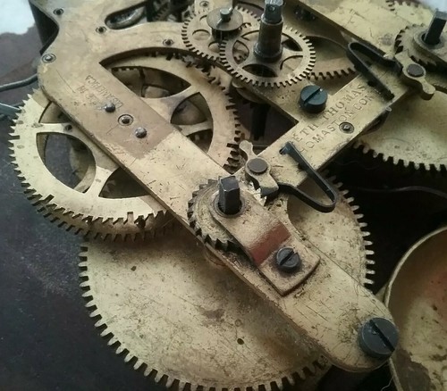 Clock Mechanism Works Antique Seth Thomas 3 5/8 Parts Restoration