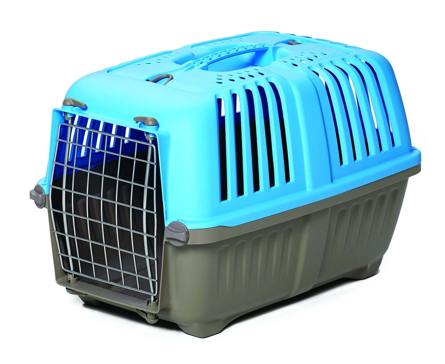 19 inch Ideal for "Toy" Breeds,Spree Hard-Sided Pet Carrier,  Blue, 1-Door