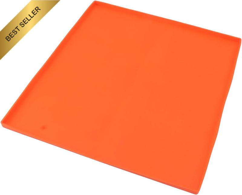 Silicone Griddle Mat anti Slip Grill Cover Protects from Debris BBQ Mat for Blac