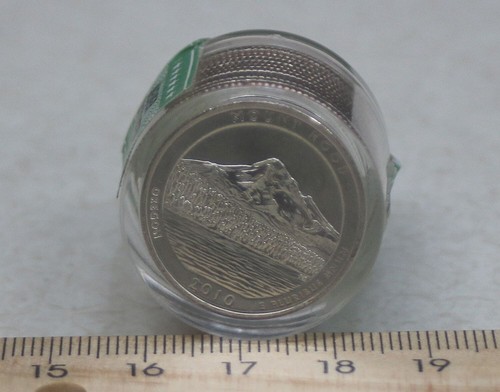 2010 Oregon State Quarters. Mount Hood  DANBURY MINT Sealed Roll of 12  #233