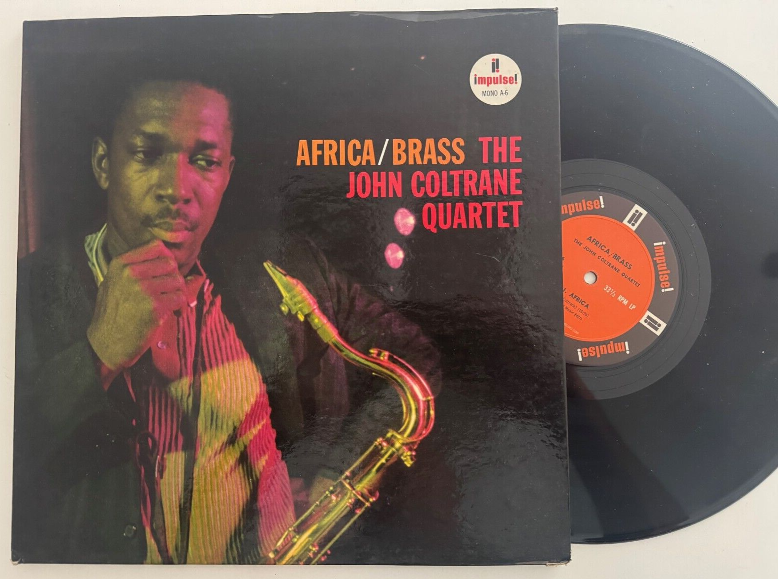 独LP John Coltrane Africa / Brass AS6 IMPULSE! /00400 The John Coltrane Quartet – Africa / Brass – Vinyl (Gatefold