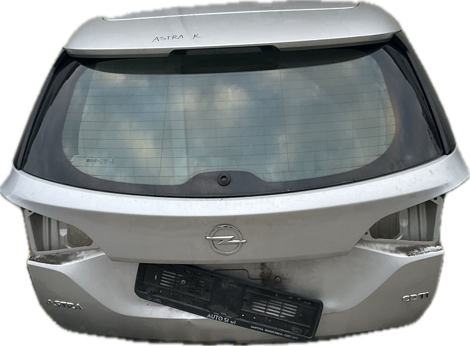 portellone posteriore bagagliaio per OPEL ASTRA K SW leggermente danneggiato