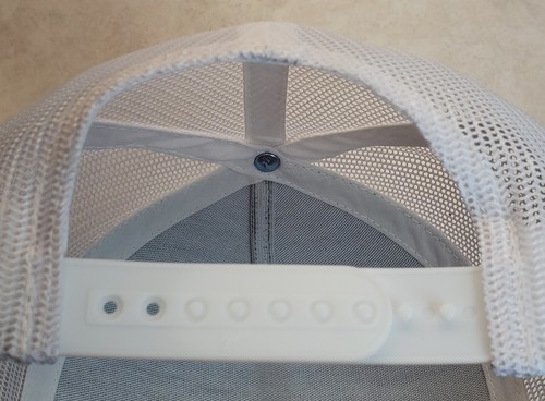 Piggly Wiggly Patch on Trucker Hat Yupoong/YP Classic 6006 Snapback Black/White 