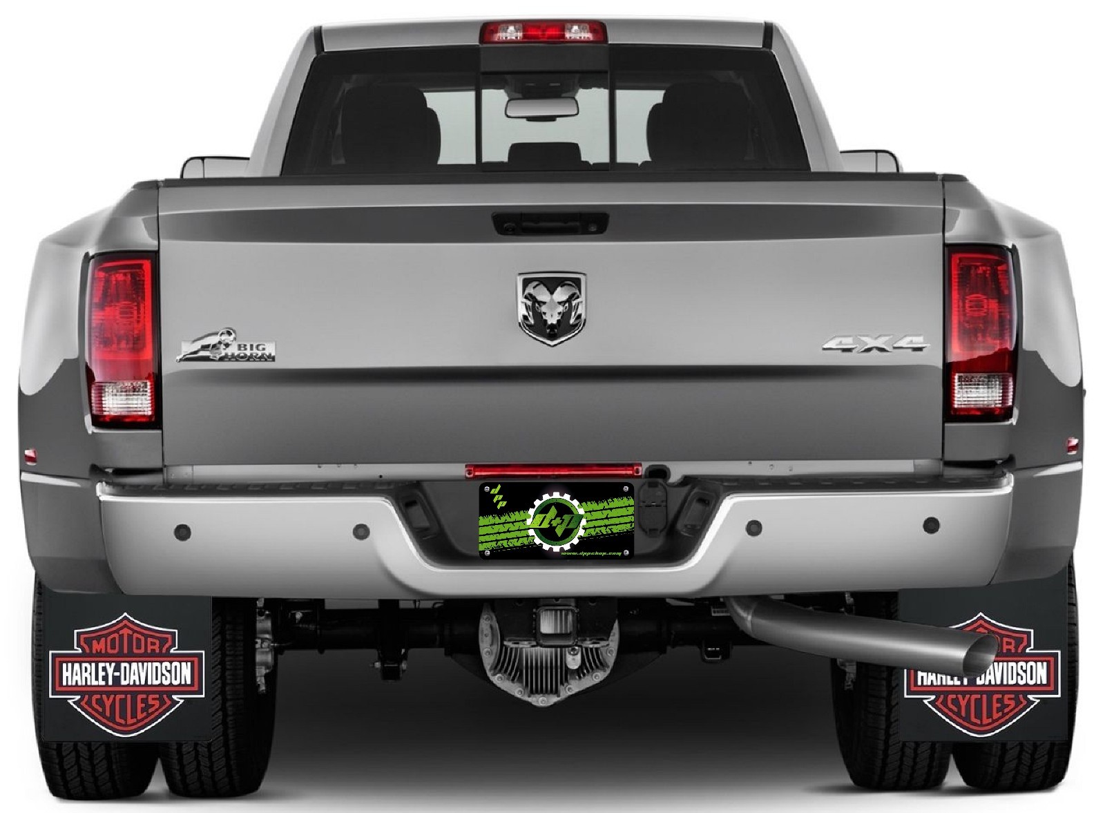 2 Harley Davidson Hd Dually Dump Truck Pickup 18x24 Mud Guard Flap