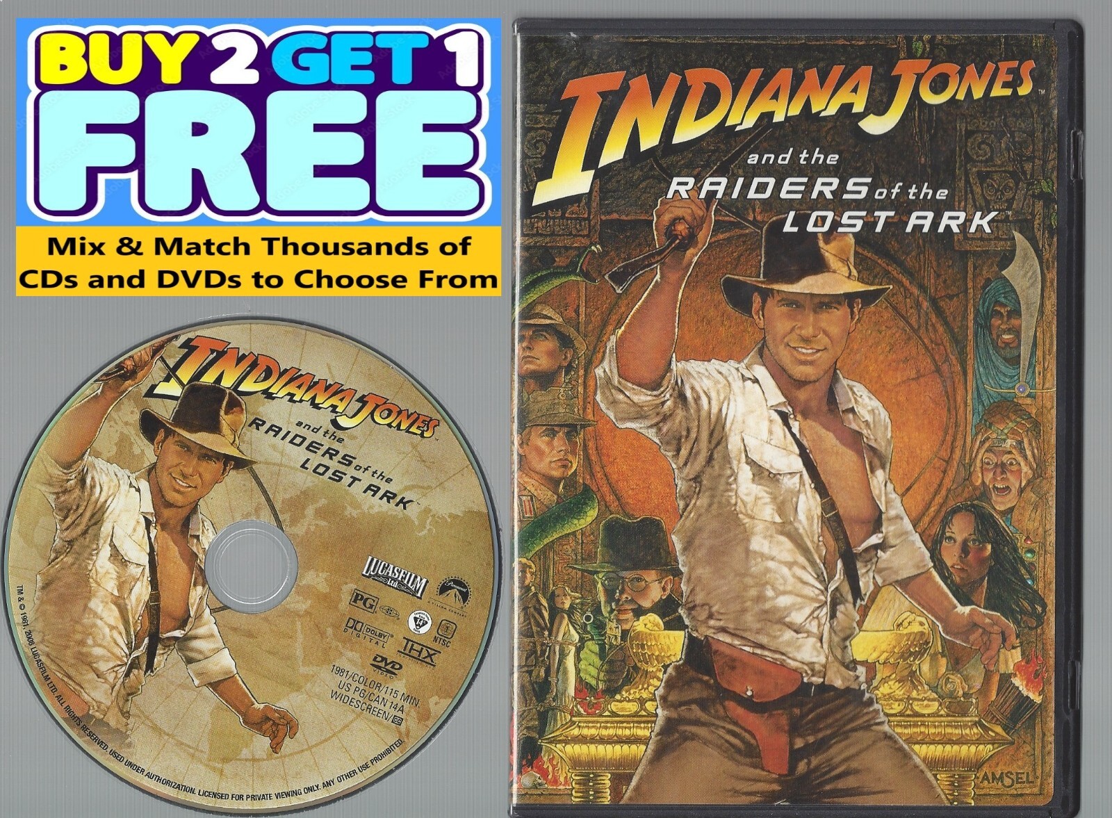 (未使用･未開封品)Br-Fernweh: Kanadische Arktis & Ontario [DVD] Indiana Jones and the Raiders of the Lost Ark (DVD, 1981